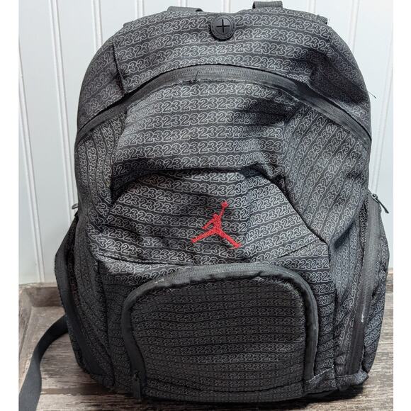 Nike Other - Nike Air Jordan Jumpman 23 Gray Backpack Model Padded Straps